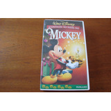 Vhs Disney Video / Mickey Aconteceu No Natal / Dublado