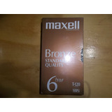 Vhs Maxell Bronze Standard Quality T-120