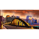 Viaduto Santa Tereza, Belo Horizonte Em Canvas 30x15