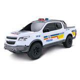 Viatura Camionete Polícia Militar Mg S10 Miniatura Brinquedo