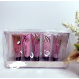 Victoria's Secret Kit Gloss Flavors Favorites Lançamento Acabamento Brilhante Cor Rosa