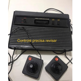 Video Game Atari 2600 Antigo Precisa Manutenção Controle