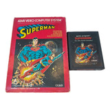 Video Game Atari 2600 Super-man O Jogo Na Caixa Raro!!