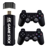 Vídeo Game Stick 4k 2 Controles Sem Fio + 20 Mil Jogos Retro