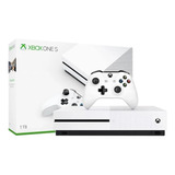 Video Game Xbox One S 1tb Standard Cor Branco Console