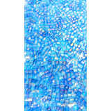 Vidrilho Azul Furtacor Grande 4mm Pacote Com 100 Gramas 