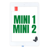 Vidro Com Touch Screen Compatível Com iPad Mini 1 2 Branco