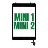 Vidro Com Touch Screen Compatível Com iPad Mini 1 2 Preto