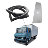 Vidro Jn Frontal Esq Mb 708 1972 A 1984 C/borracha Guarnição