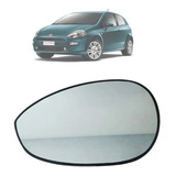 Vidro Lente Espelho Retrovisor Fiat Punto Linea 07 / 16 Esq