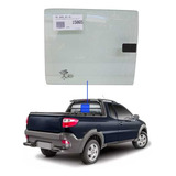 Vidro Traseiro Vigia Móvel Fiat Strada 2014 A 2019 Vetroex