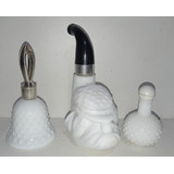 Vidros D Perfume Antigo Avon Em Opalina Bulldog Pipe + Tampa