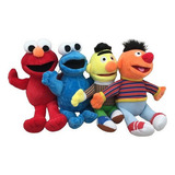 Vila Sésamo 4 Brinquedos De Pelúcia, Bonecos Feios