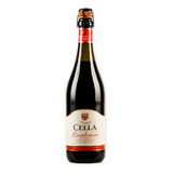 Vinho Italiano Tinto Meio Seco Frisante Lambrusco Cella 750ml