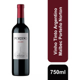 Vinho Tinto Argentino Malbec Porteño 750ml