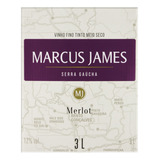 Vinho Tinto Demi Sec Chardonnay Marcus James Em Bag In Box 3 L