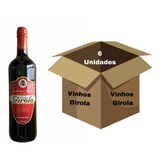 Vinho Tinto Vinho Suave Garrafa Com Rolha Kit 6 Unidade 