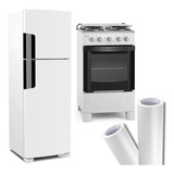 Vinil Adesivo Branco Fosco P/ Envelopamento De Móveis 6mx1m