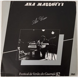 Vinil Lp Disco Ana Mazzotti Ao Vivo Festival Verão Guarujá