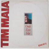 Vinil Lp Disco Tim Maia Onde Está Você Single 1987