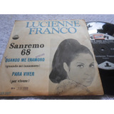 Vinil Lucienne Franco Sanremo 68 Quando