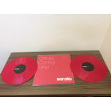 Vinil Serato Official Control Vermelho, Cor Vermelha