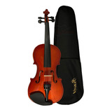 Viola Classica 4/4 Vivace Mozart Vmo44 Verniz Natural Case