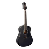 Violão 12 Cordas Seizi Neo Akira Half Mirai Open Pore Black