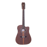 Violão Aço 12 Cordas Elétrico Cutway Rozini Rx415-atct