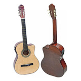 Violão Austin Black Wood Aço Cut Way Mag7 Na Elétrico + Capa