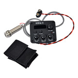 Violão Captura Preamp Piezo 3-band Eq Equalizer Lcd Tuner