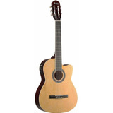 Violão Clássico Nylon Ac60 Natural Memphis Eletroacústico 