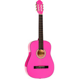 Violão Clássico Vogga Vca105 Nylon Rosa Pk Acústico