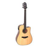 Violão Crafter Folk Hd250ce Aço Equalizador Pl-t Nv Natural