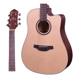 Violao Crafter Hd-100ce/op.n Tampo Spruce Corpo