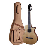 Violao Crafter Nylon Snt-17ce Pro Eletrico T. Solido Com Bag