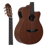 Violão Elétrico Clássico Nylon Cutway Vegas Mahogany Tagima