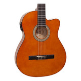 Violão Elétrico Giannini Start Nf-14 Nylon Flat