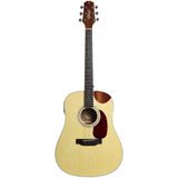 Violão Elétrico Seizi Akira Half Cutaway Natural Satin
