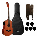 Violão Eletrico Tagima Baby Mahogany + Kit