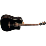 Violão Elétrico Tagima Walnut Series Ws-25 Eq Black Cor Preto Orientação Da Mão Destro