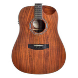Violão Eletro-acústico Seizi Akira Half Cutaway Koa Com Bag