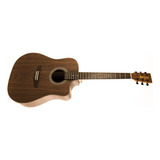 Violão Eletroacústica Rozini Rx315.at.f.ct.lp Para Canhotos Natural Fosco