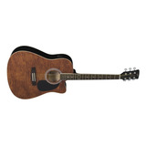 Violão Eletroacústica Vogga Vck370 Para Destros Mahogany Flamed