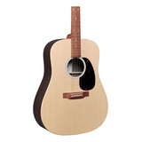 Violão Eletroacústico Aço Martin D-x2e Folk Rosewood E Capa Cor Marrom Amarelado Material Do Diapasão Katalox Orientação Da Mão Destro