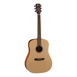 Violão Eletroacústico Cort Serie Earth Cedar Grand Op F Bw Para Destros Natural Ovangkol Open Pore