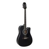 Violão Eletroacústico Giannini Gdc-1 Ceq Satin Black