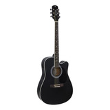 Violão Eletroacústico Giannini Gdc-1 Ceq Satin Black