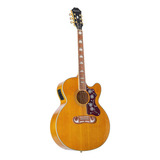 Violão EpiPhone Ej-200 Sce Solid Top Vintage Natural