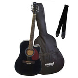 Violão Folk Tagima Memphis Md-18 Bk Capa+correia Oferta